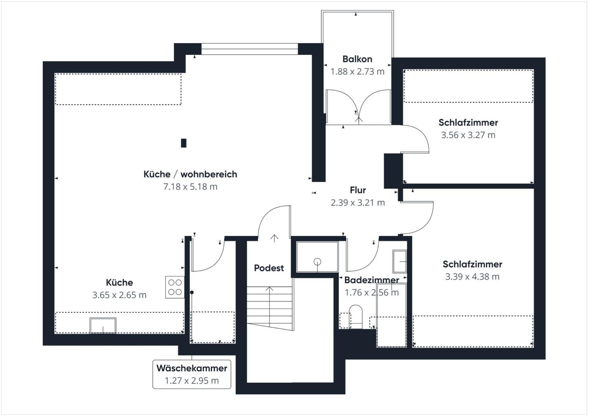 FischerFlat, 100qm, Klima, Loggia, 24h Checkin, bis 5 Personen Braunschweig Exterior foto